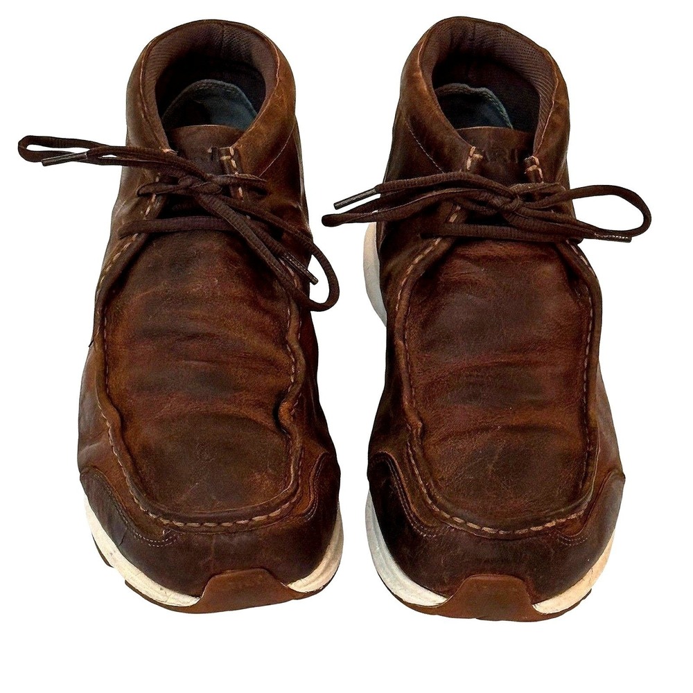 Ariat Cruiser Moc Toe Chukka Boots Men's 12EE Wide Brown Leather 10044186
